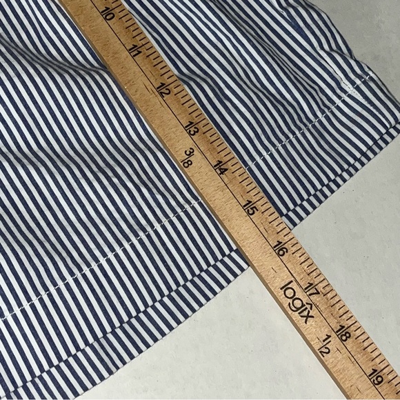 Brooks Brothers Blue and White Striped Shorts Size 6 - Picture 6 of 13
